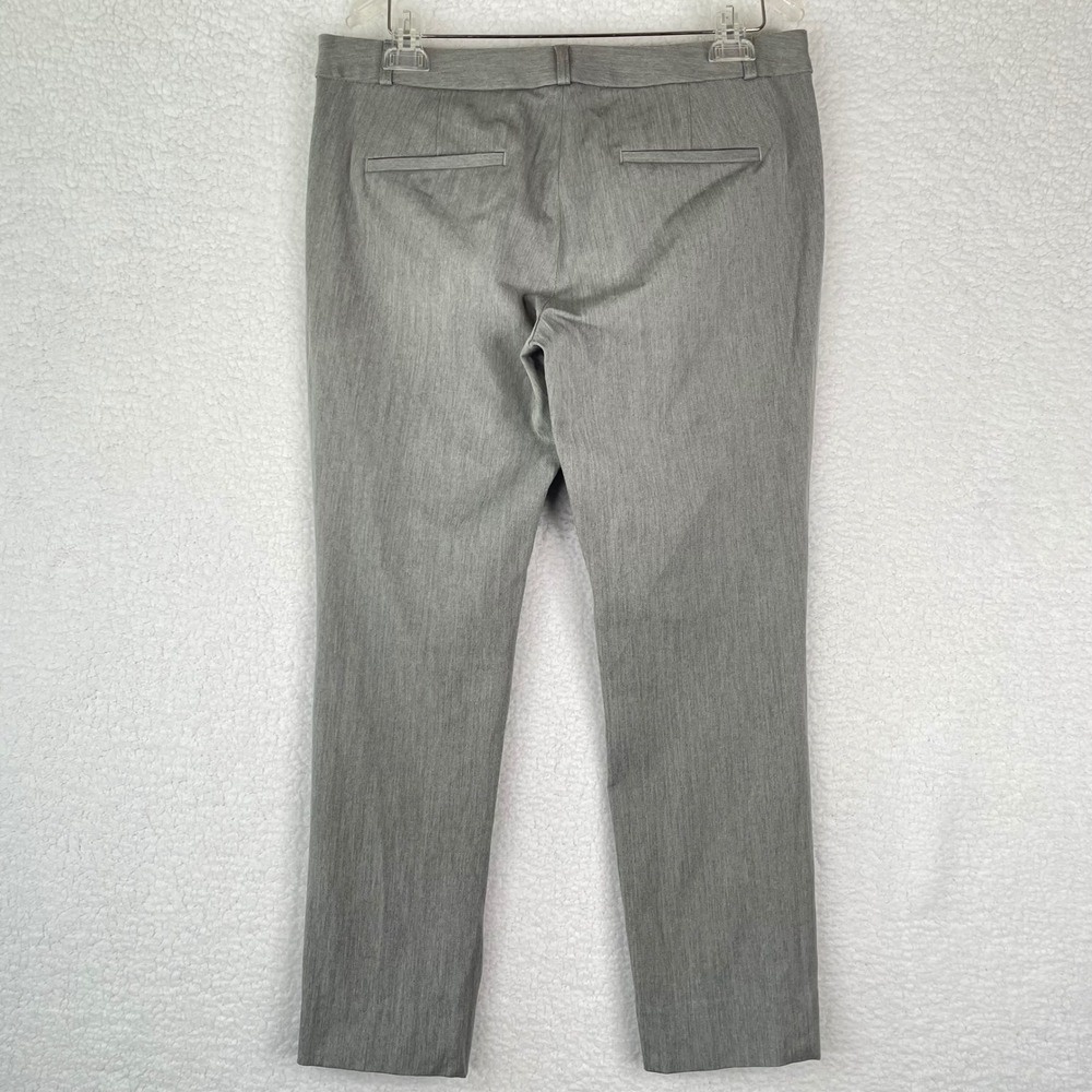 Banana Republic Sloan Gray Heathered Slim Ankle Dress Pants Womens 10 Workwear - Picture 4 of 8